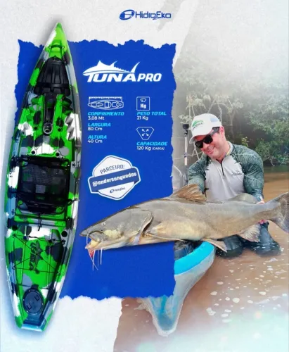 Caiaque TUNA PRO pronta entrega 