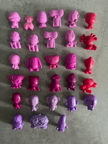 Gogos Crazy Bones roxo/rosa