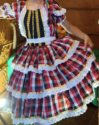 Vestido de quadrilha junina