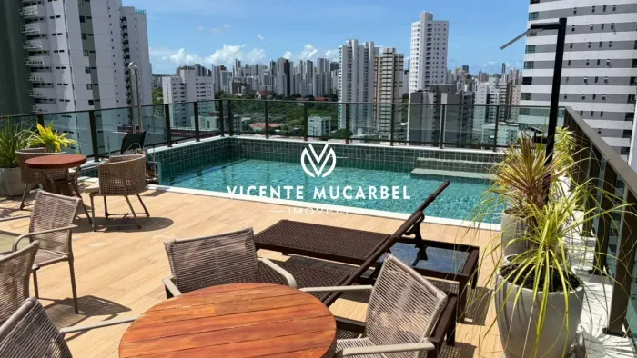 NOVO E ÚNICO! STUDIO MOBILADO, ANDAR ALTO, POR R$ 3.300,00