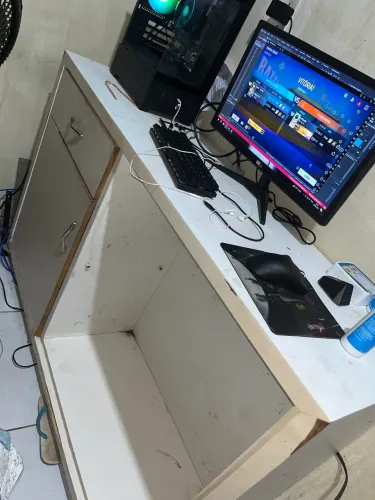 Mesa Multiuso Grande com Gavetas