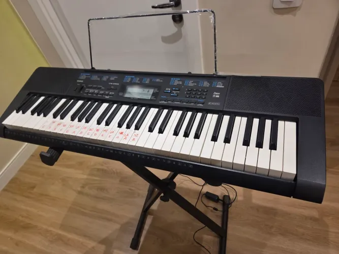 Teclado Casio CTK-2300 muito pouco usado + Pedal Korg PS3 + Pedestal 