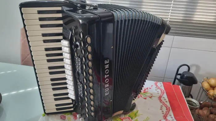 Acordeon gaita Eurotone italiana  120 oitavada 
