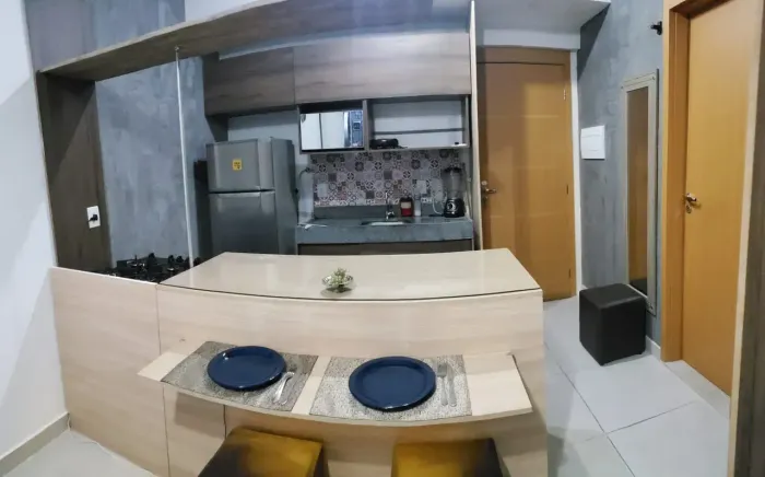 Locação Studio Mobiliado Unique 39m2 1/4 sendo suíte