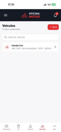 Aplicativo Gerenciador de Oficina