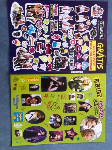 ADESIVOS REBELDE RBD/RBR