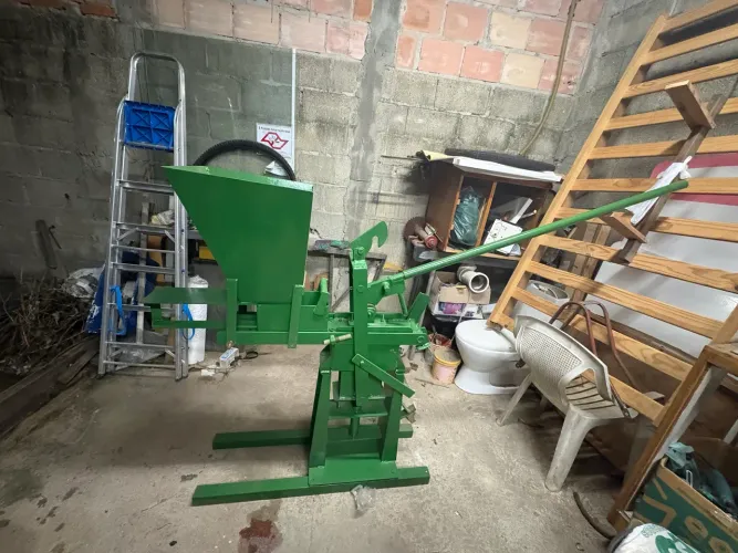 Máquina tijolo ecológico manual Verde equipamentos