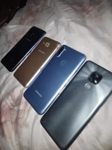 Lote 4 Celulares Samsung M30 A11 J2 Prime + Moto E7