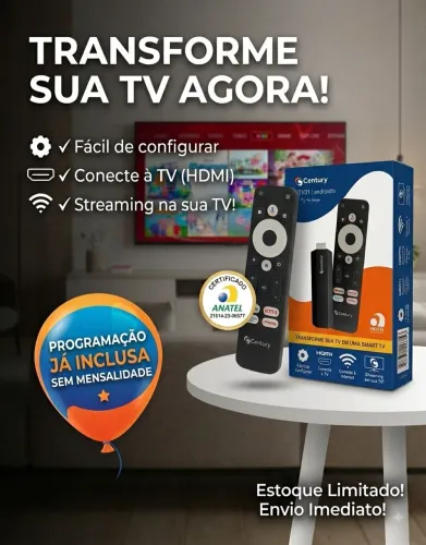 Century Stick Streaming com programação