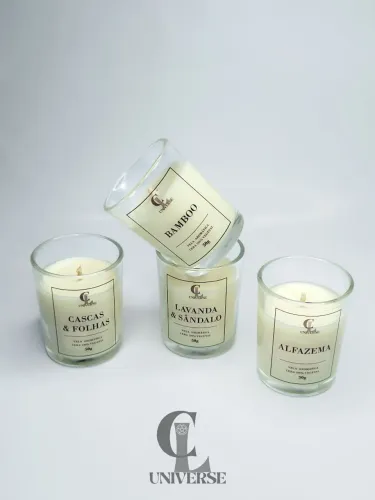 Velas aromáticas 100% vegetal 50g