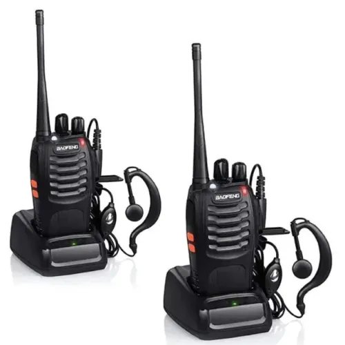Kit 2 Rádios Comunicadores Walkie Talkie 777s na Caixa - Pronta Entrega