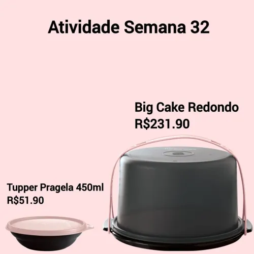 Boleira Tupperware.