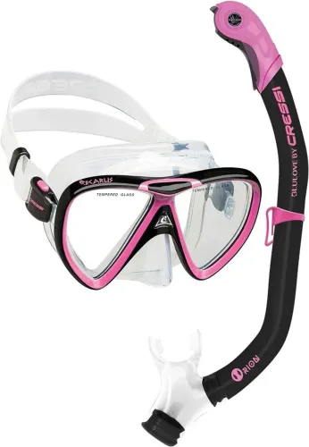 Kit snorkel com máscara Cressi