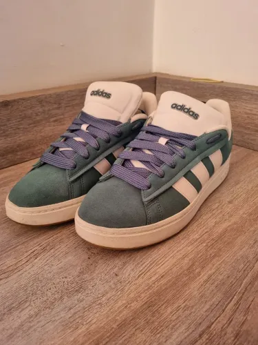 Adidas Verde Tenis de Couro