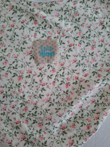 Swaddle Floral da Tata Sling (charutinho bebê)- Novo Nunca Usado