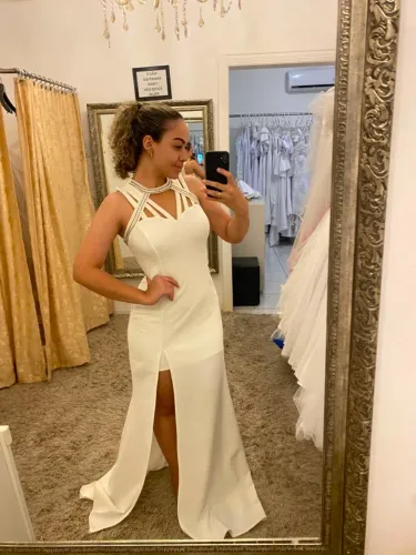 VESTIDO MINIMALISTA NOIVA