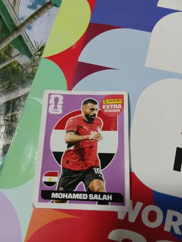 Figurinha copa do mundo extra sticker salah original