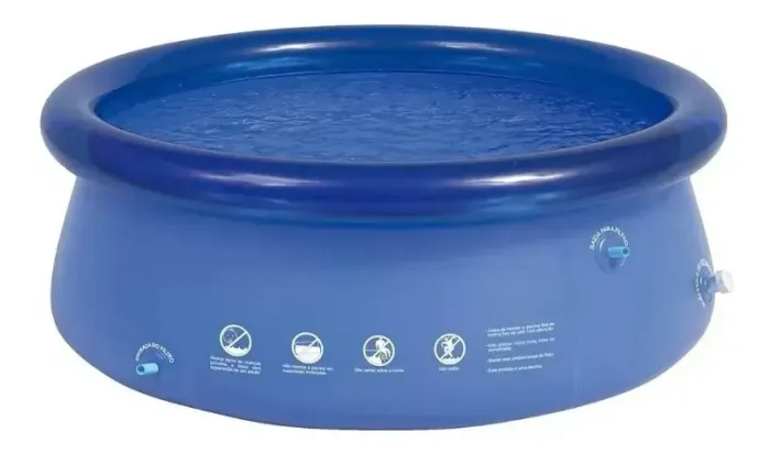 Piscina MOR Inflável 1000 Litros Splash Fun Azul
