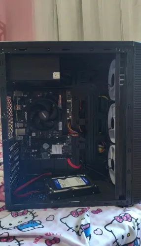 Computador Ryzen 5 4600g / placa mae a320m / fonte de 400w redragon / HD 1 TB