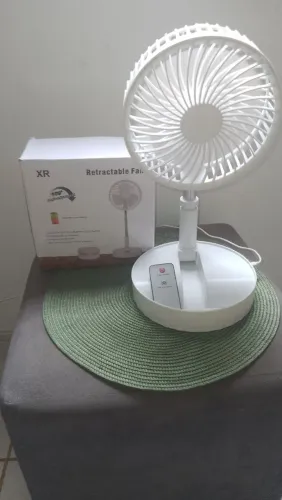 Mini ventilador portátil com controle remoto