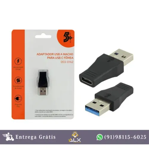 Adaptador Usb 3.0 Macho para Tipo c *ENTREGA GRÁTIS*