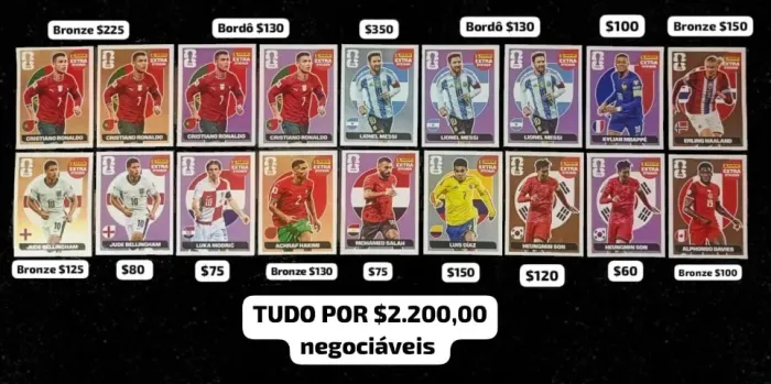 Figurinhas LEGENDS "extra stickers"