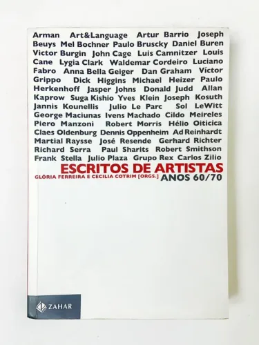 Livro Escritos De Artistas - Anos 60/70