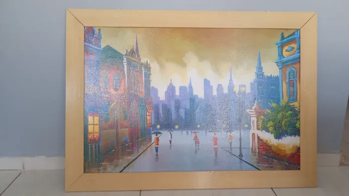 Vendo quadro pintura a óleo