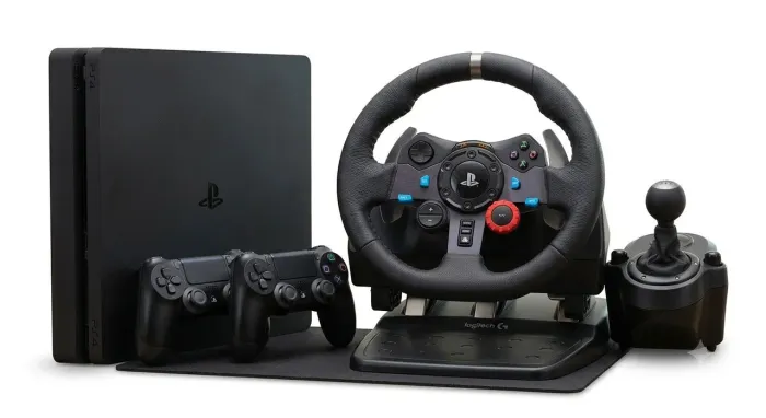 PS4 slim + Volante G29 completo (TROCO)