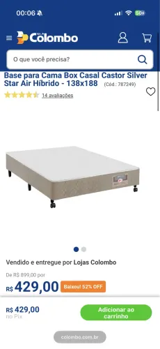 Cama box Casal (TROCO PS3)