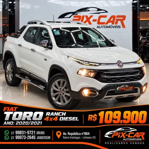 Fiat Toro Ranch 2.0 16V 4X4 Diesel Aut. 2021