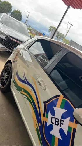 Adesivo copa do mundo carro brasil