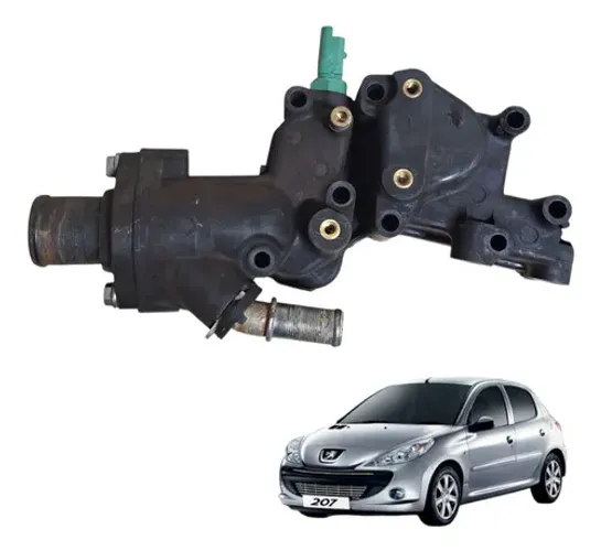 Carcaça Válvula Termostatica Peugeot 207 Hatch 1.4 2011