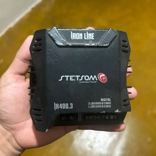 Módulo Amplificador Stetsom Iron Line IR400.3 - 400W RMS