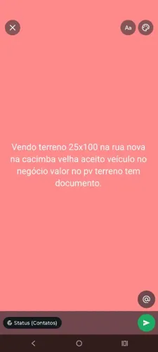 Vendo terreno para sítio