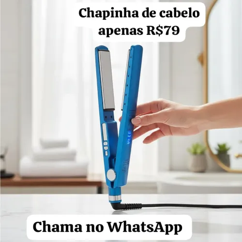Prancha de cabelo profissional - alisamento em nível profissional