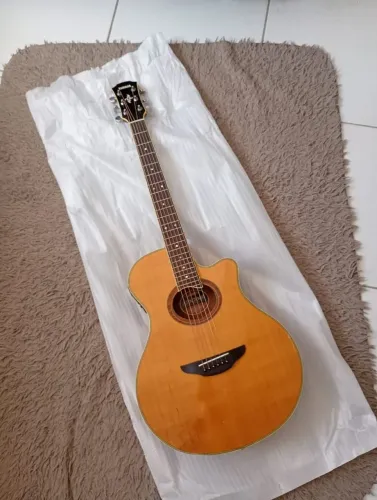 Violão Elétrico Yamaha Apx700ii Natural - NoBrand<br>C