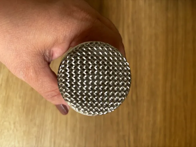 Microfone condensador bm800 branco 