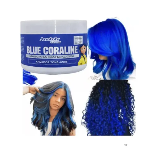 TINTA AZUL PARA CABELO