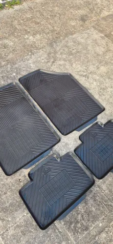 Conjunto tapete bandeja carro 4 peças
