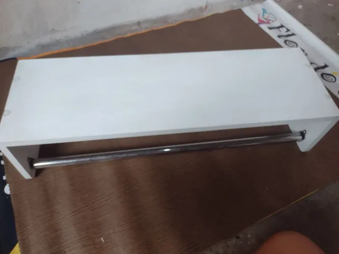 7 Araras cabideiro MDF 75 cm de largura, 18 cm altura e 25 cm de profundidade 7 unidades