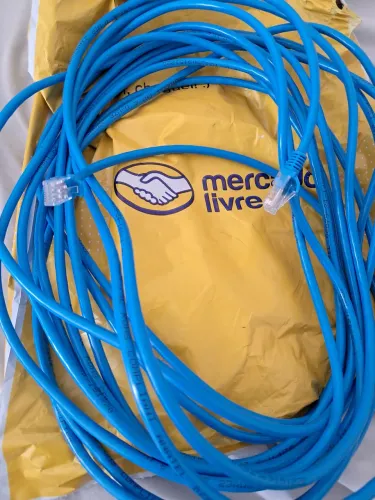 Fio Ethernet Cat6 10 metros (novo)