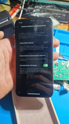 Iphone XS branco 256GB Face ID off