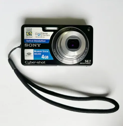 Câmera Digital Cyber-shot 14.1 MP - Preto _ SEMINOVO