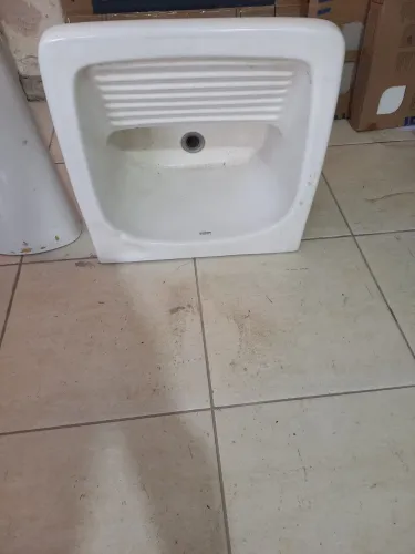 Tanque louça 50x50 com coluna