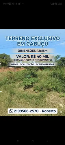 Passo financiamento de terreno 