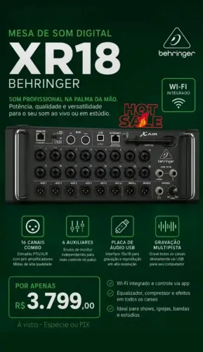 Mixer Behringer XR18 
