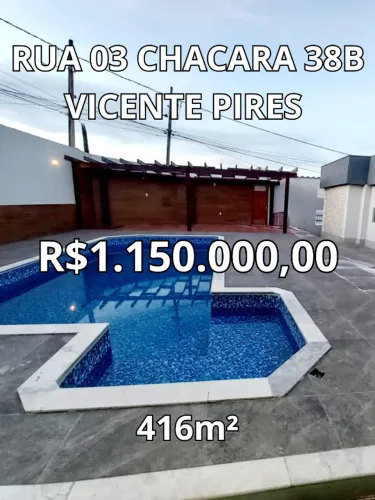 RUA 03 CHACARA 38B - Vicente Pires - LINDA CASA DE CONDOMINIO