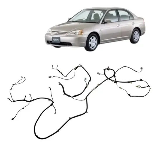 Chicote Tampa Traseira Honda Civic 1.7 2001 2005