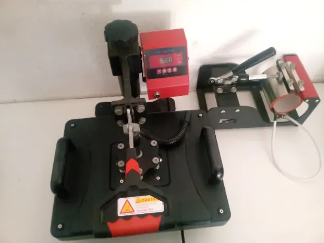 Prensa Térmica 8 em 1 para Sublimação (Completa + Semi-nova)